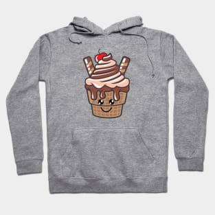 Cute Kawaii Ice Cream Sundae Hoodie